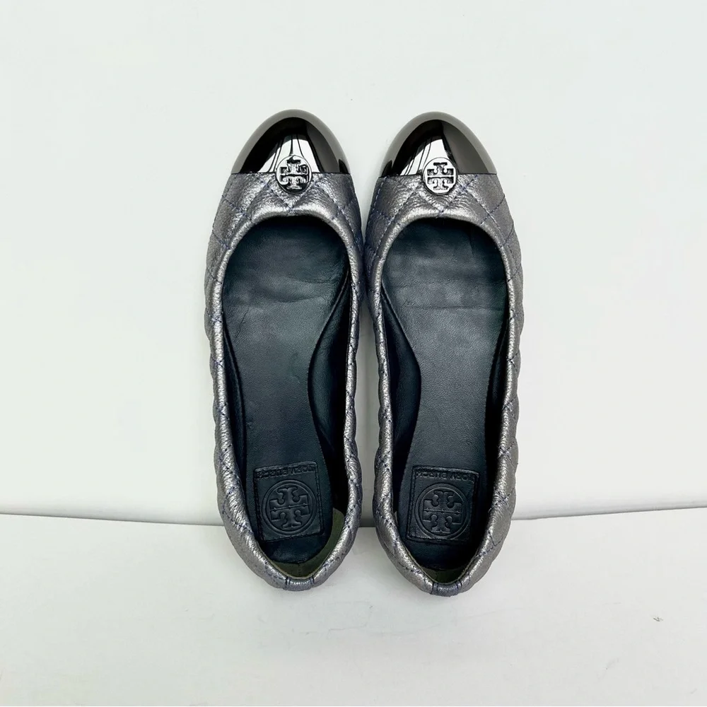 TORY BURCH Kaitlin Quilted Leather Ballet Flats